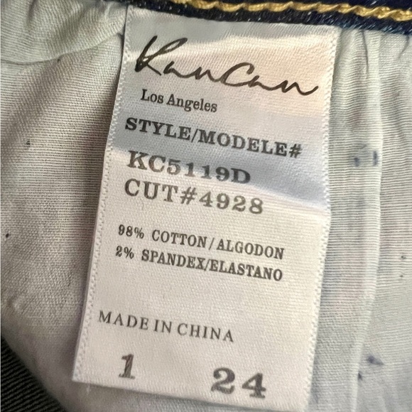 KanCan NWT Distressed Cropped Skinny Jean - Size 1/24 - Picture 14 of 14